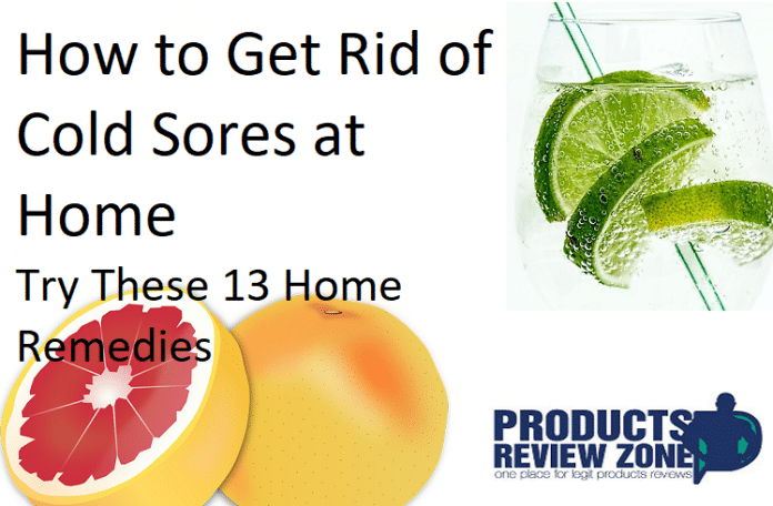 How to Get Rid of Cold Sores at Home